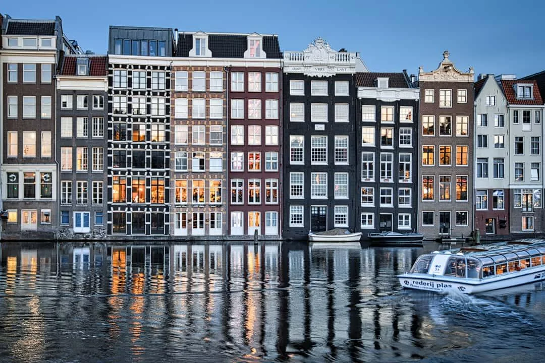 Netherlands canal reflection